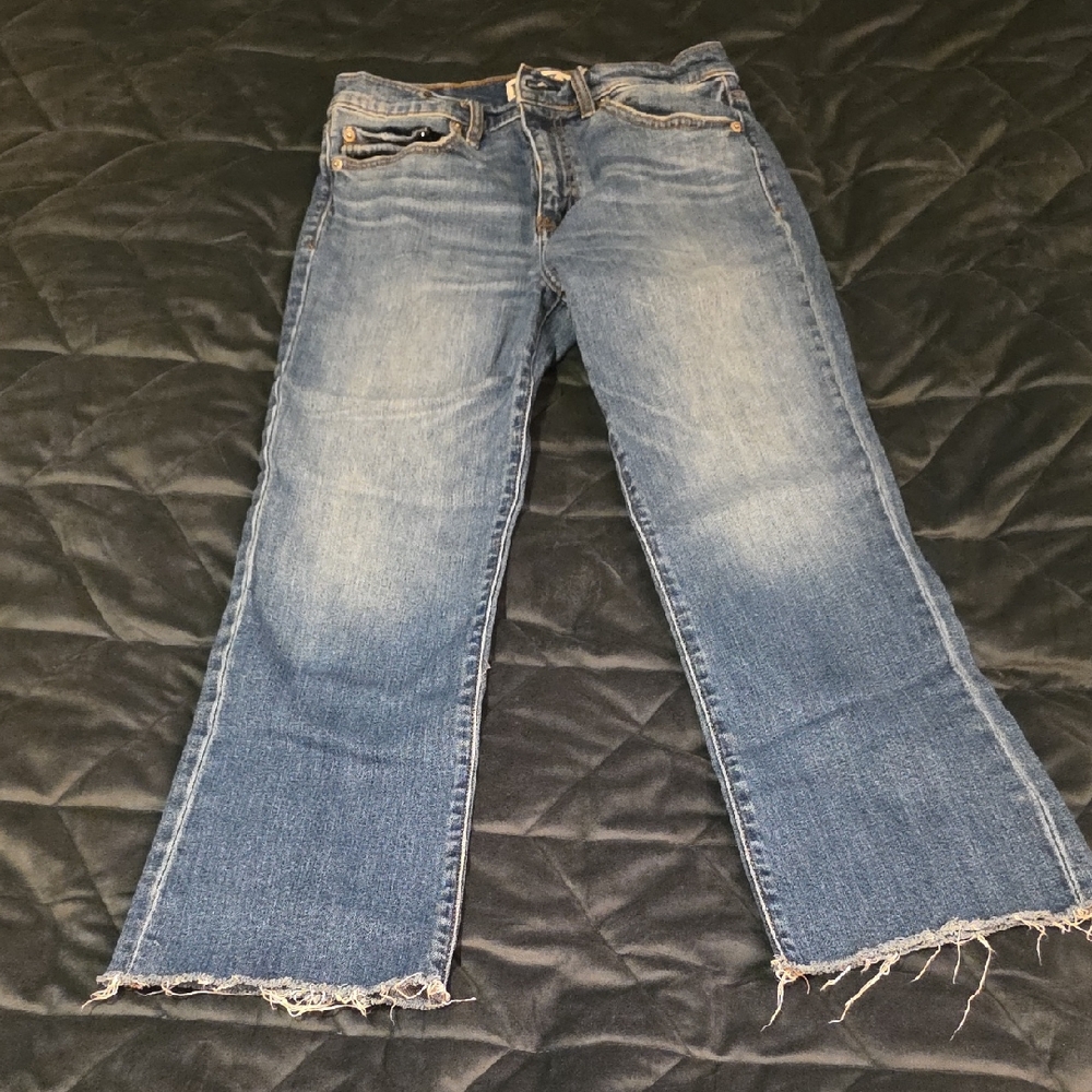 Classic Blue Straight Leg Jeans